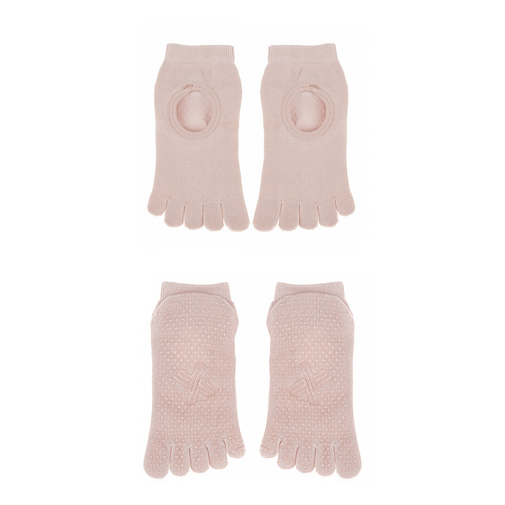 Five Toe Socks Pink Beige Etc