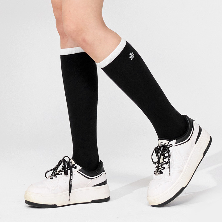 XGFNS04H0 Field Back Line Simple Knee Socks Etc