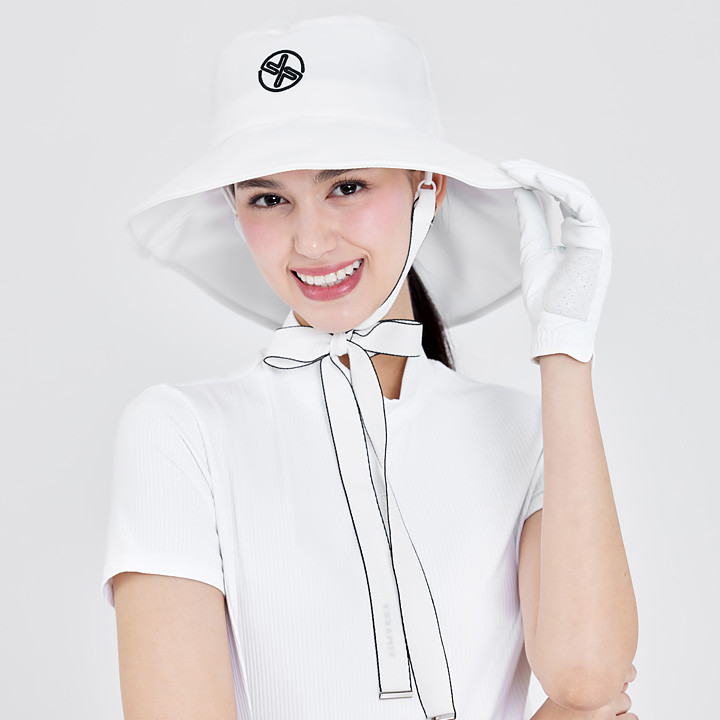 XGFCP05J0 Unbalanced Ribbon bucket hat Etc