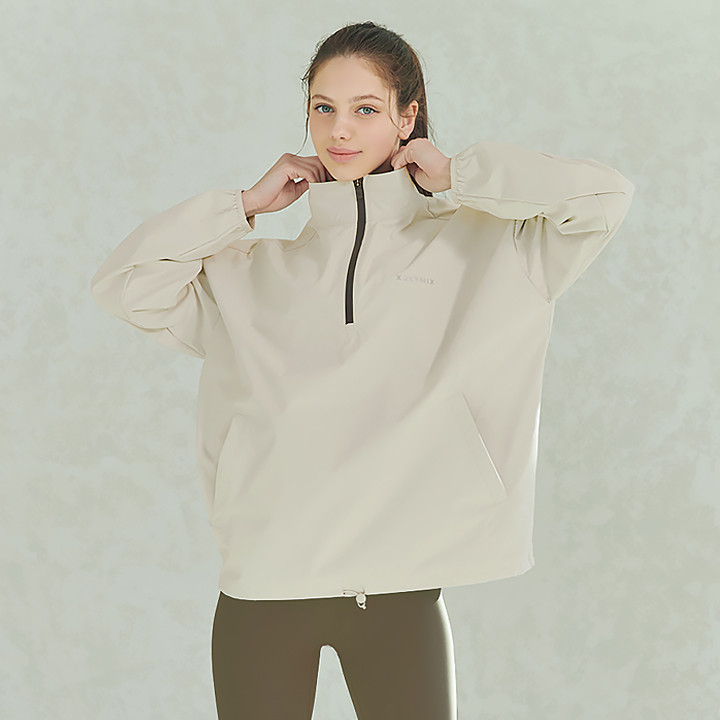 XA5360G Anorak Sweat Suit Steel Ice Top