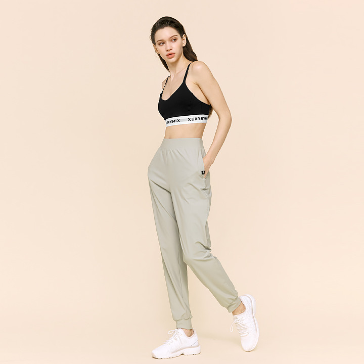 XWFTP04J2 Ice Comfort Basic Jogger Pants French Silver Bottom