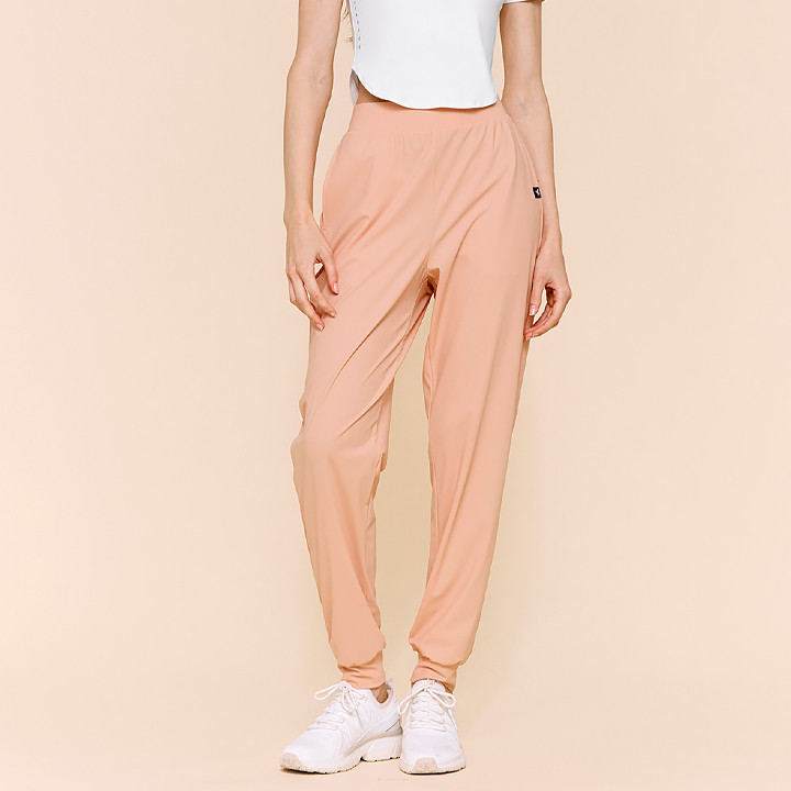 XWFTP04J2 Ice Comfort Basic Jogger Pants Pastel Coral Bottom