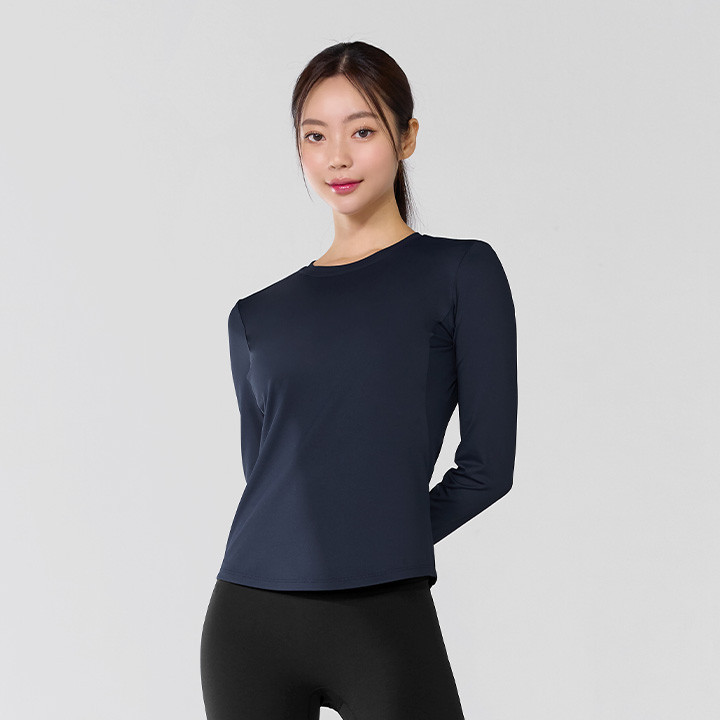 XWFLT04H3 Moon Light Navy Top