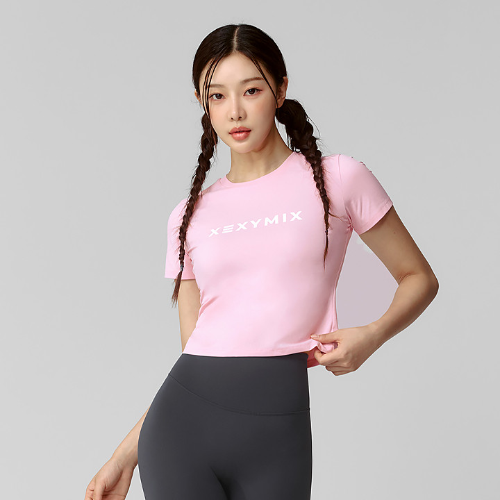 XTFST03J3 Ecodex Basic Short Sleeve Yogurt Pink