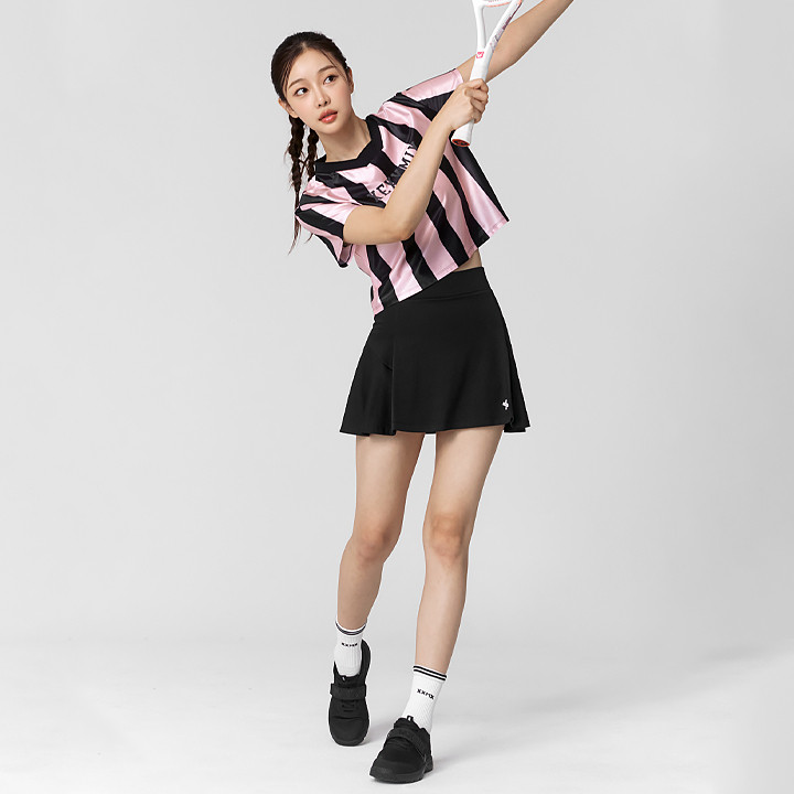 XTFSK01J3 Rally Two-in-One Skirt Black Bottom