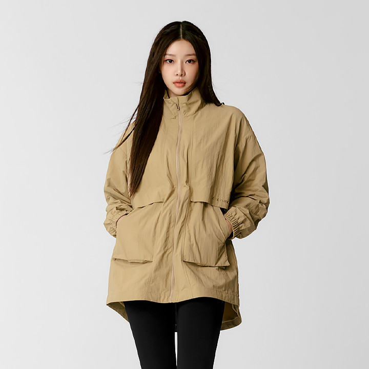 XTFJK01J3 Windshield Out Pocket Jacket Sandalwood top