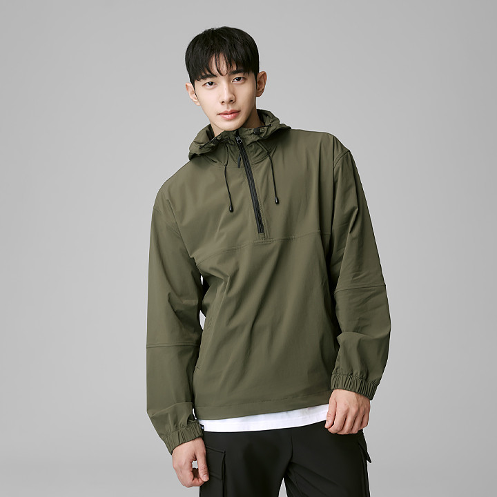 XTMOJ01J3 Rush Tension Hoodie Anorak Top