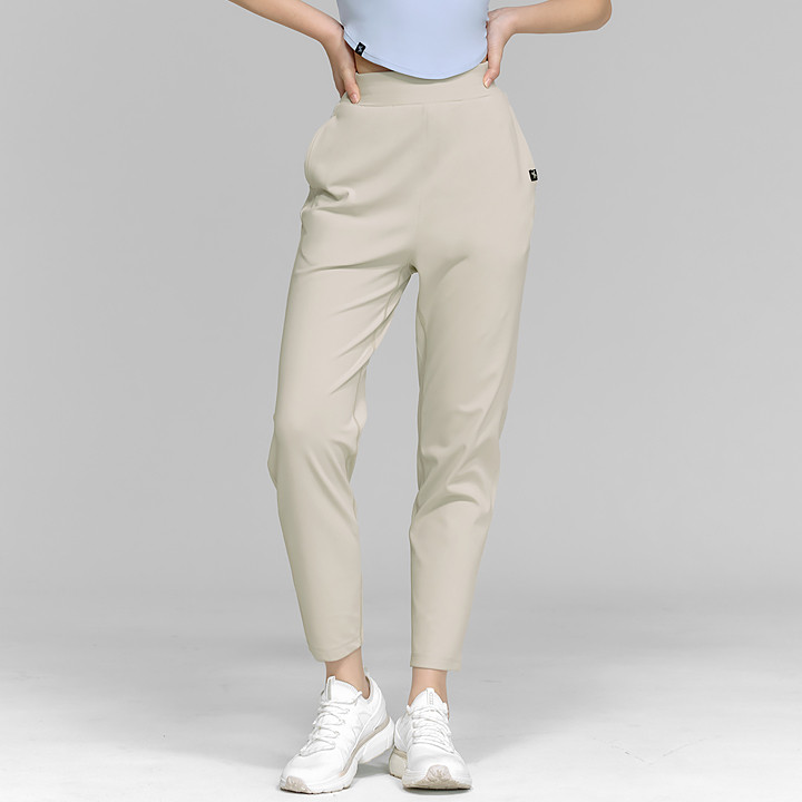 XTFTP01J3 Peach cotton-like slim pants Rain beige Bottom