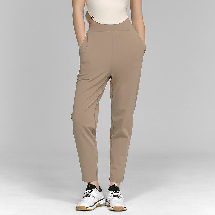 XTFTP01J3 Peach cotton-like slim pants Lost beige Bottom