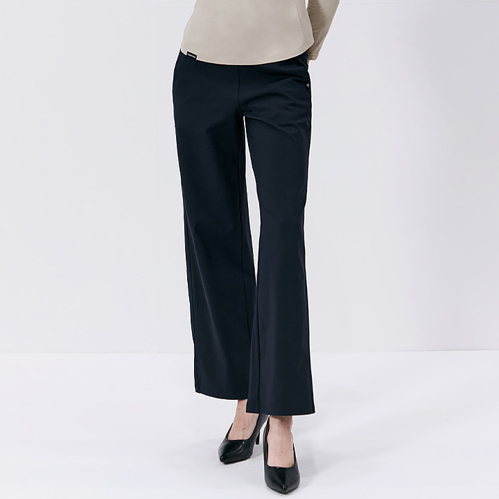 XWFTP03J3_XWFTP04J3 Warm wide pants Cave Navy short/long bottom