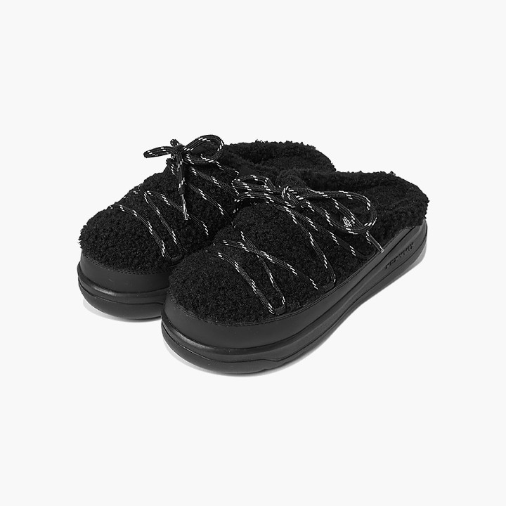 XXURF08J3 Hug Lace-Up Mule Black ETC