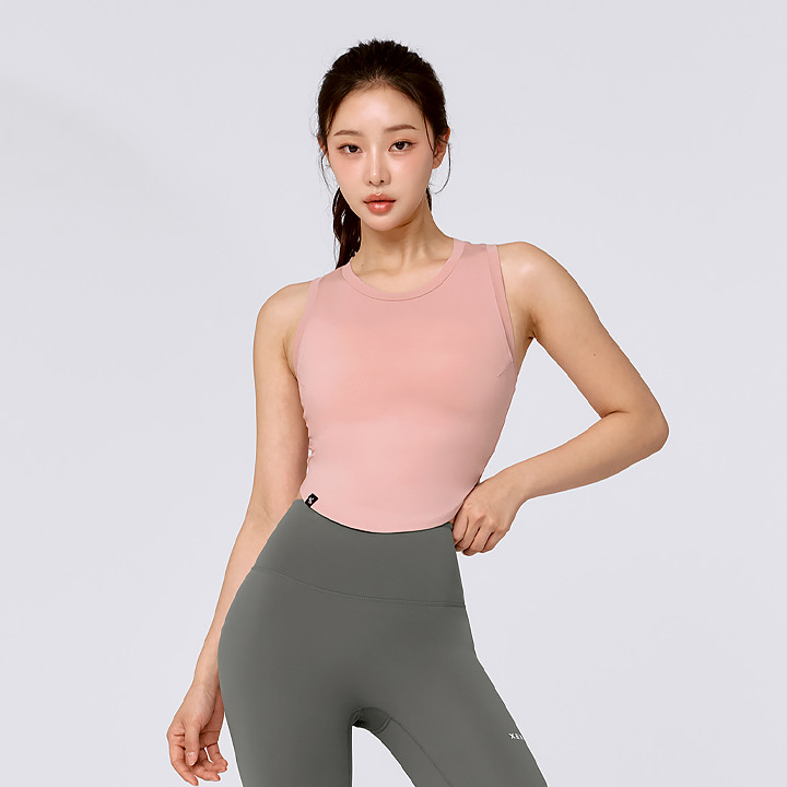 XT4354G Round Sleeveless Top