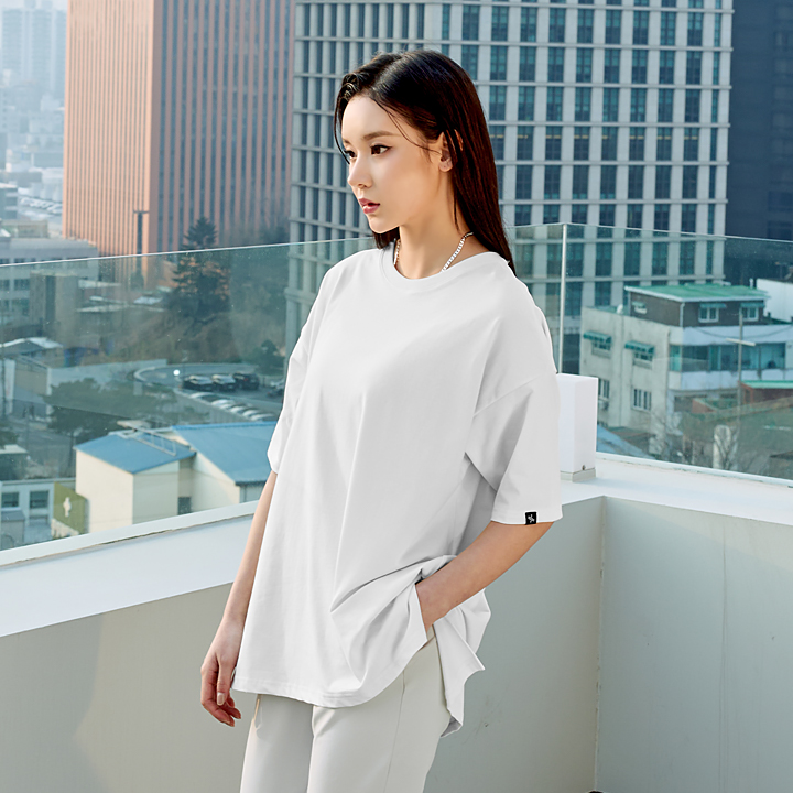 XA5456H Over-fit Cover-up T-Shirt Top