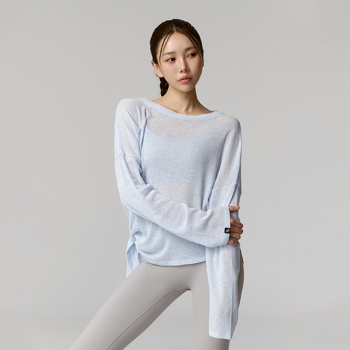 XFK1ER1101 Long Sleeve Clear Sky Top