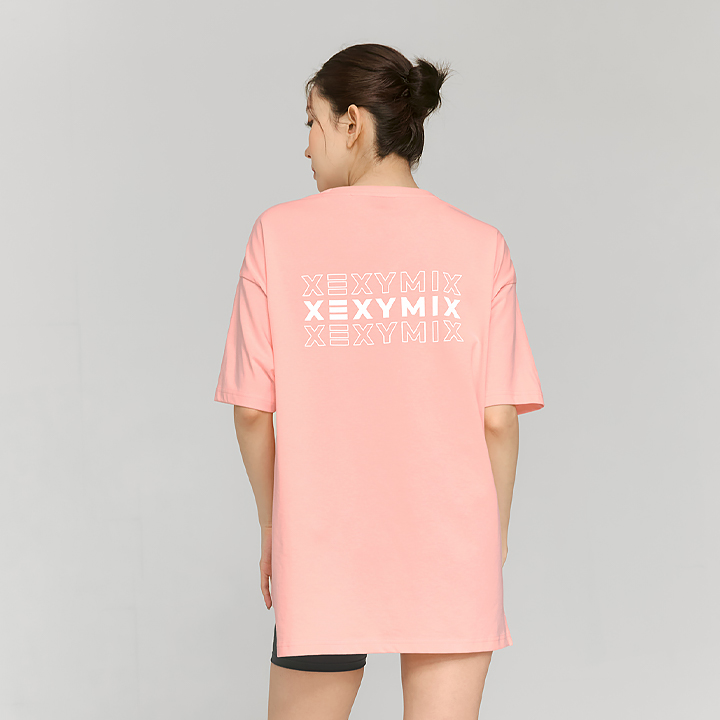 XFK2TS1111 Philipper Cotton Overfit T-shirt Dessert Pink TOP
