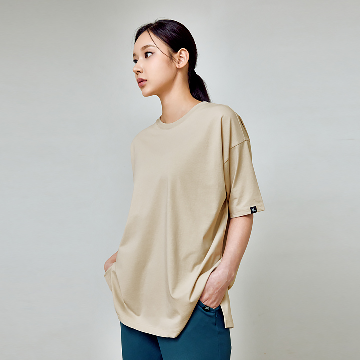 XA5456H Over-fit Cover-up T-Shirt Top