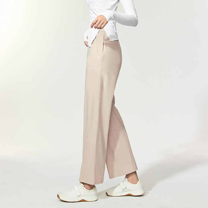 XFK2PT1003 Fresh Cooling Straight Pants Fair Beige BOTTOM