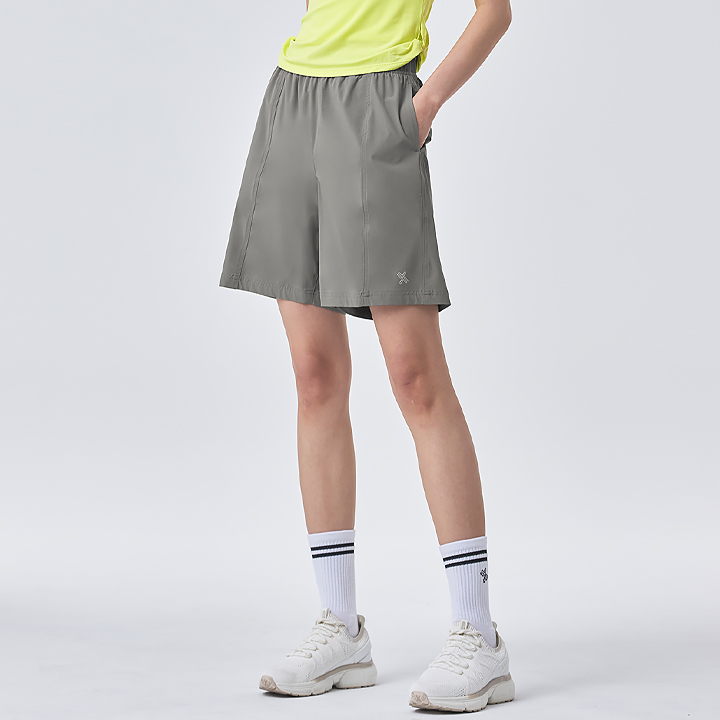 XFK2PS1114_XFK2PS1113 Always Women's Premium Super Soft Spandex Shorts 4&4.5 Modern Gray bottom