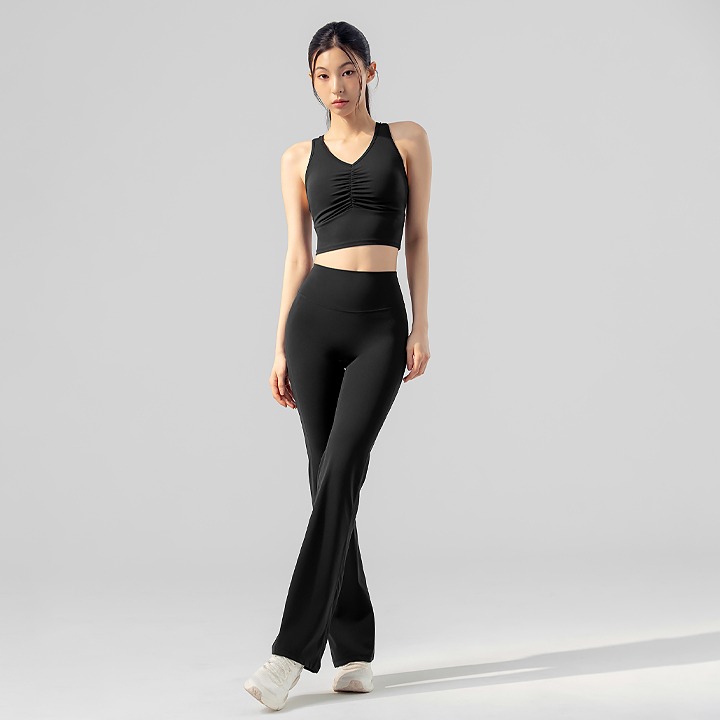 XWFLG13J3_XFK2LL1504 Black Label Signature Power-Rise Bootcut Pants Black BOTTOM