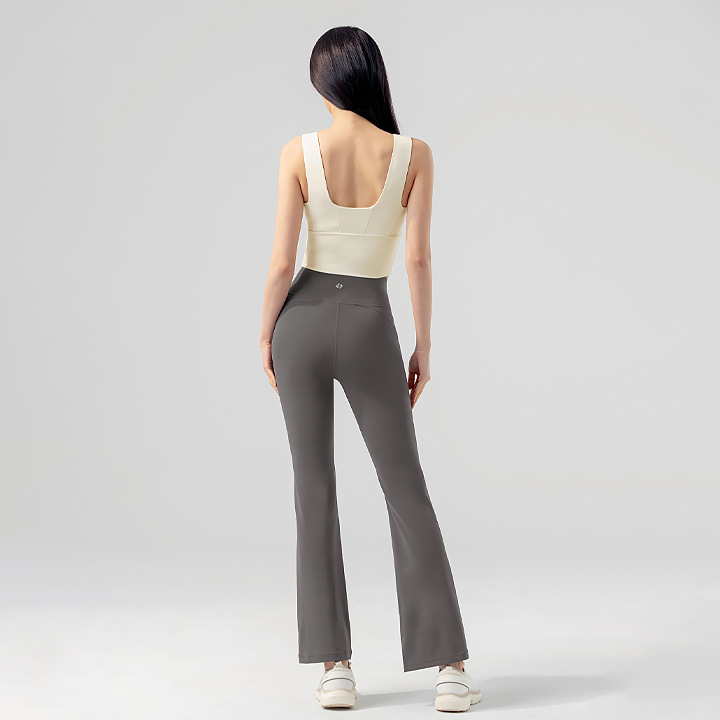 XWFLG13J3_XFK2LL1504 Black Label Signature Power-Rise Bootcut Pants Deep Chic Gray BOTTOM
