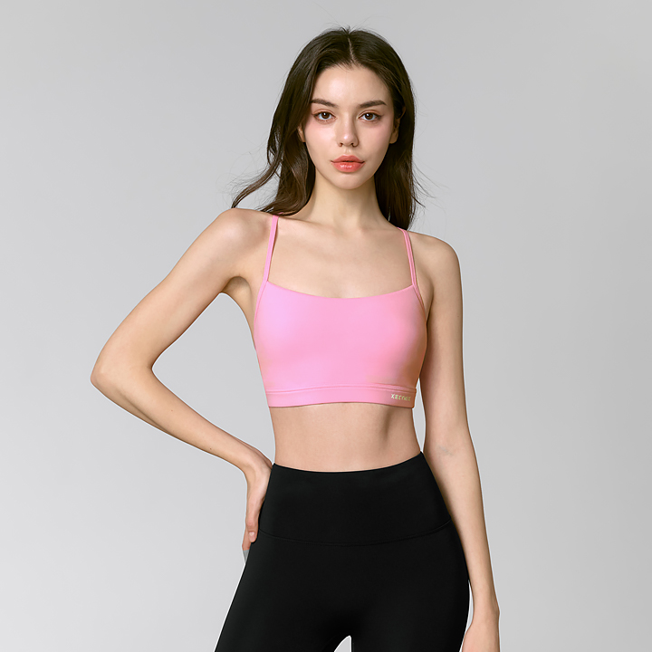 XWFBR01J3 ComfortUp Crossback Bra Top Aurora Pink Top