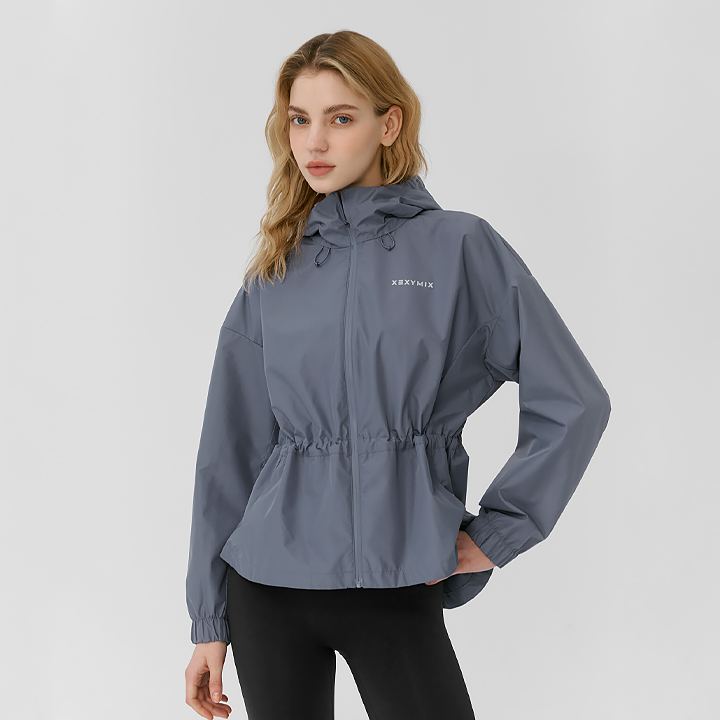 XFK1JL1004 Light Hood Jacket Modern Gray TOP