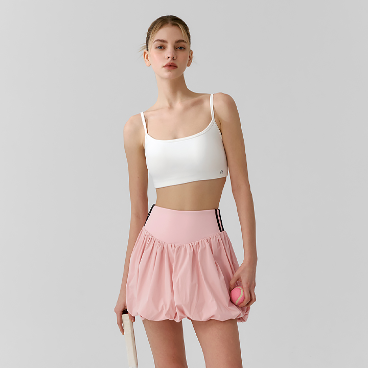 XFK1RK1105 Easy Move Balloon Skirt Pink Percent Bottom