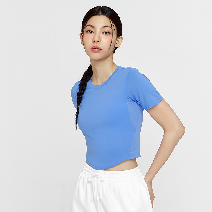 XFK1TS1001 Icecent Azure Blue top