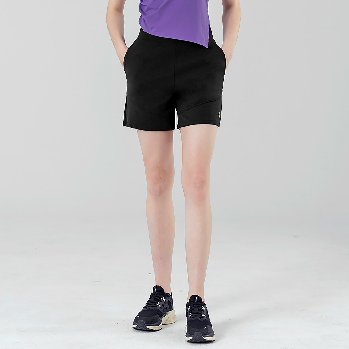 XFK2PS1501 Black Label Signature Power Rise Comfort Shorts Black BOTTOM