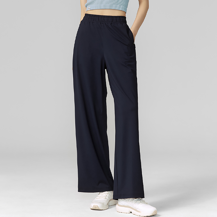 XTFTP08J2 Medium Feather Cooling Wide Pants Rusty Navy BOTTOM