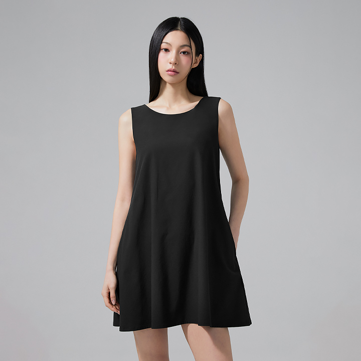 XFK2OP1101 light woven reversible one piece black TOP