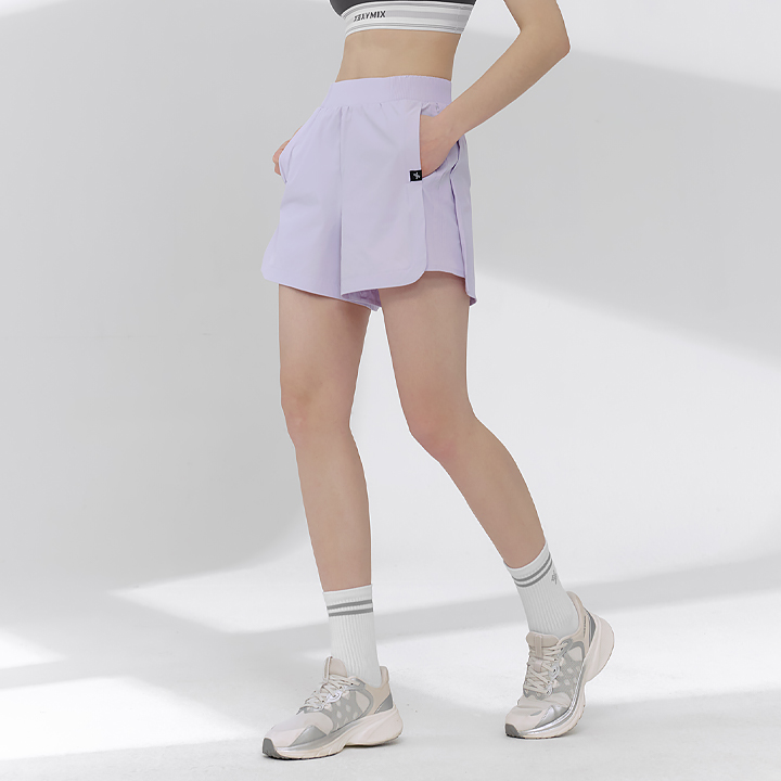 XFK2PS1107 All Day Comfort Banding Shorts Bright Orchid BOTTOM
