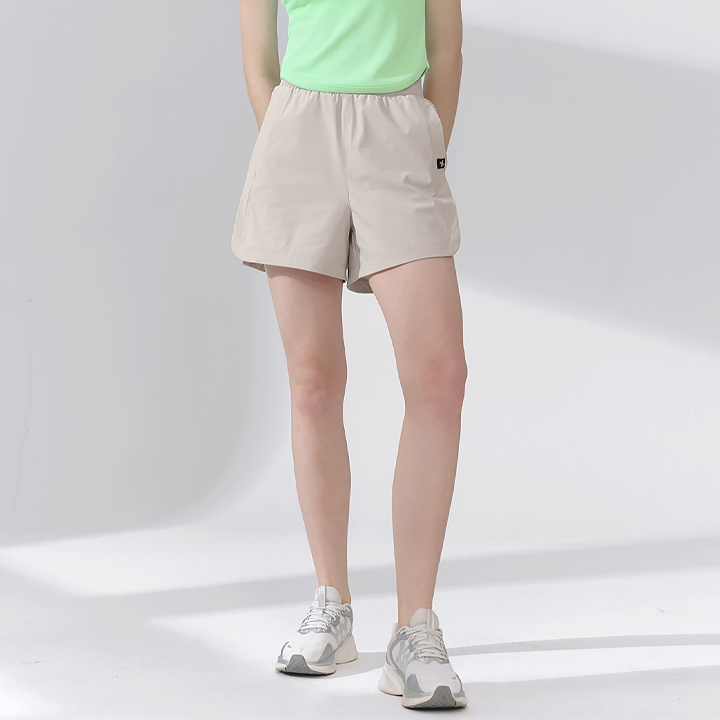 XFK2PS1107 All Day Comfort Banding Shorts Silver Mute BOTTOM