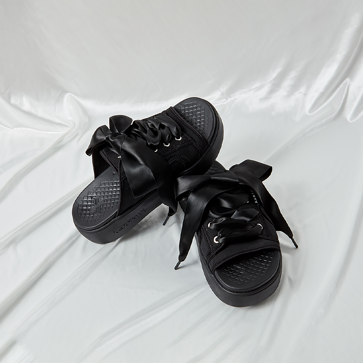 XUK5SS1801 Lace-up Beach Sandals Black ETC