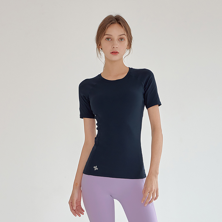 XT4190T Piony navy Top