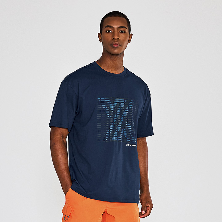 XT2115F Skull Middle Navy Top