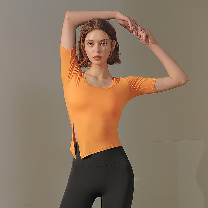 XA5362F Pumpkin Orange Top
