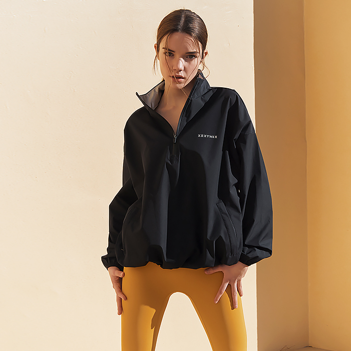 XA5360G Anorak Sweat Suit Black Top