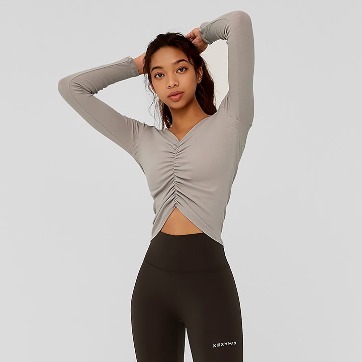 XA5424G Dove Gray Top