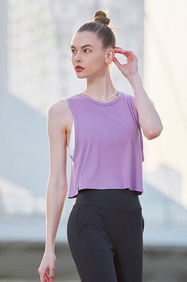 XWFSL01H2 English Lavender Top