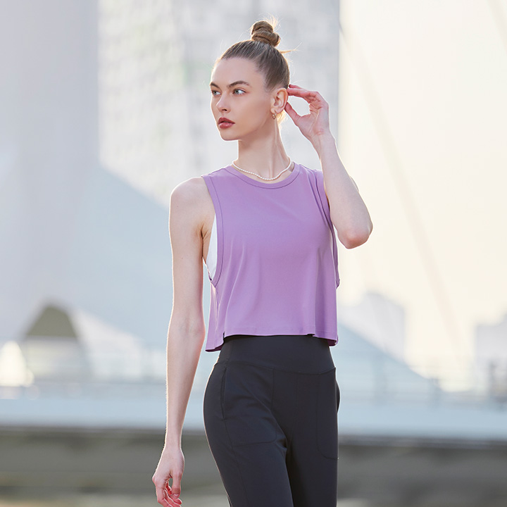 XWFSL01H2 English Lavender Top