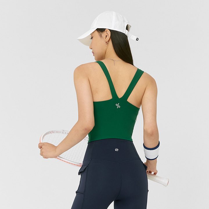 XWFBR04H2 Earth Green Top