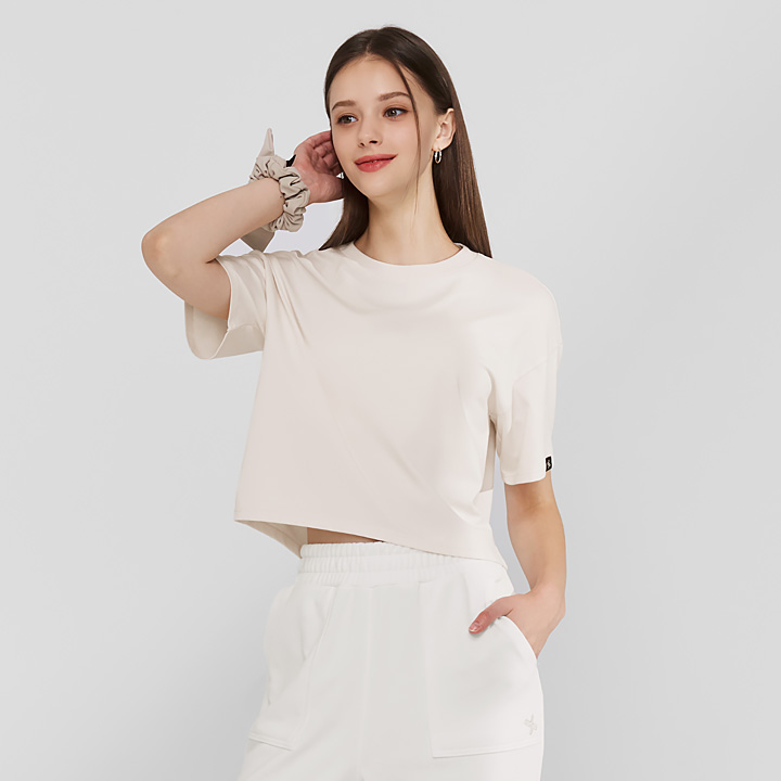 XWFST06H2 Linen Cream Top