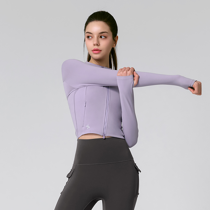 XJ0114F Gloomy Lavender Top