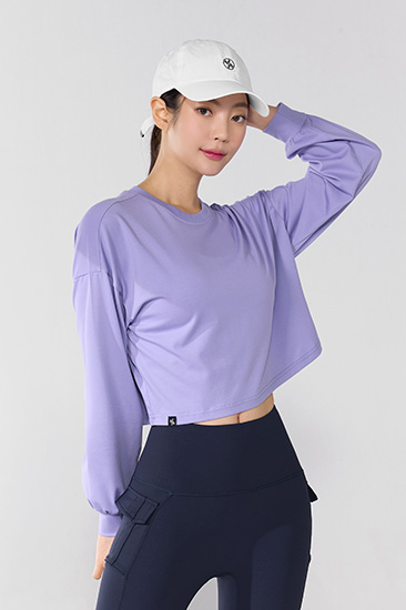 XWFLT02H3 Cream Lavender Top