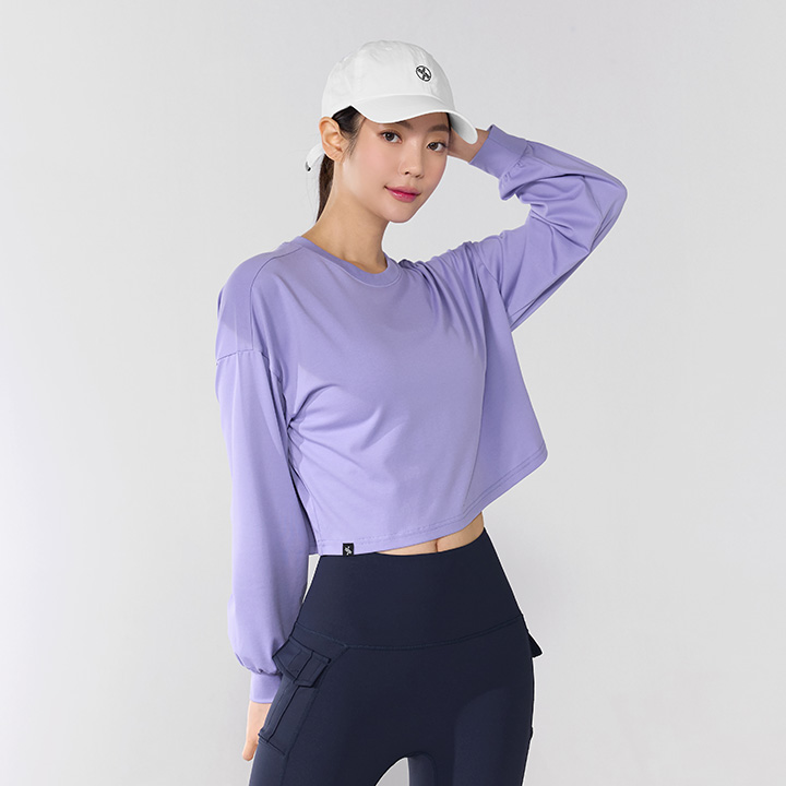 XWFLT02H3 Cream Lavender Top