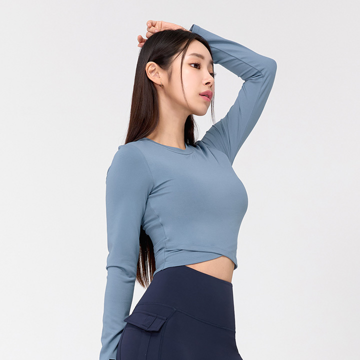 XWFLT03H3 Fog Blue Top