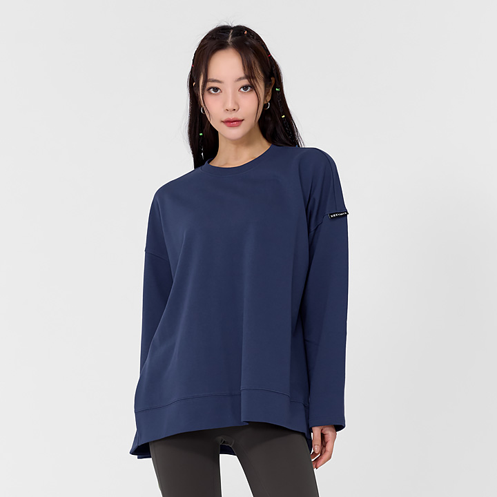 XTFLT01H3 Moss Navy Top
