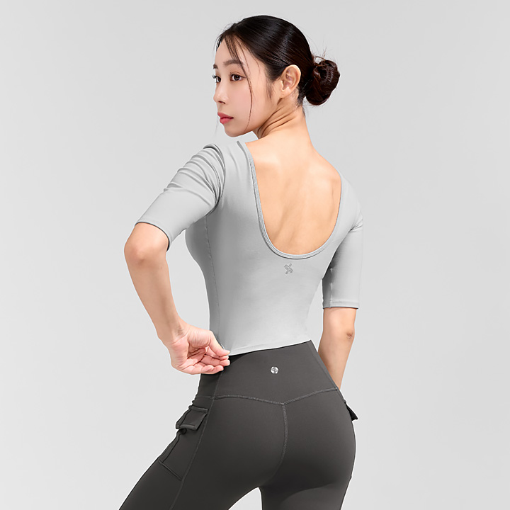 XWFBR03H2 Glory Gray Top