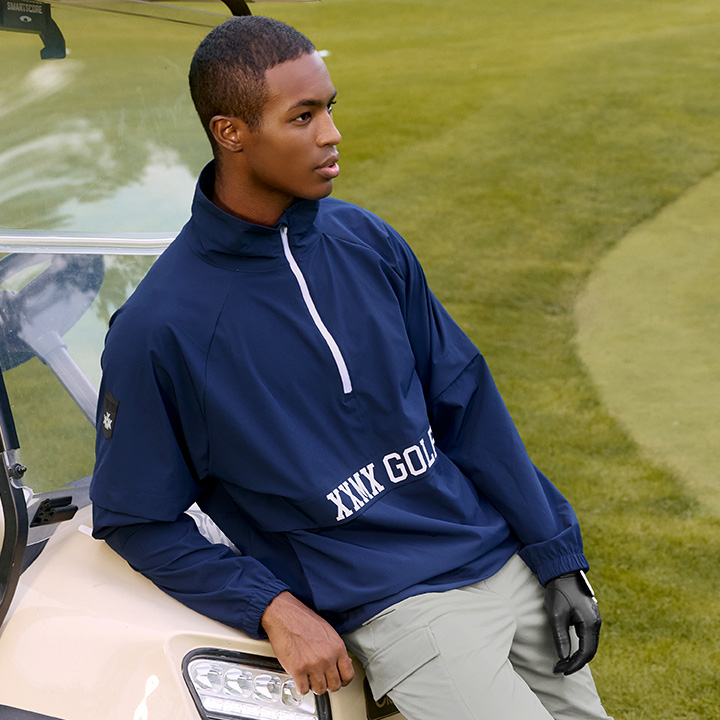 XGMOJ01H1 Detachable Field Anorak Navy Top